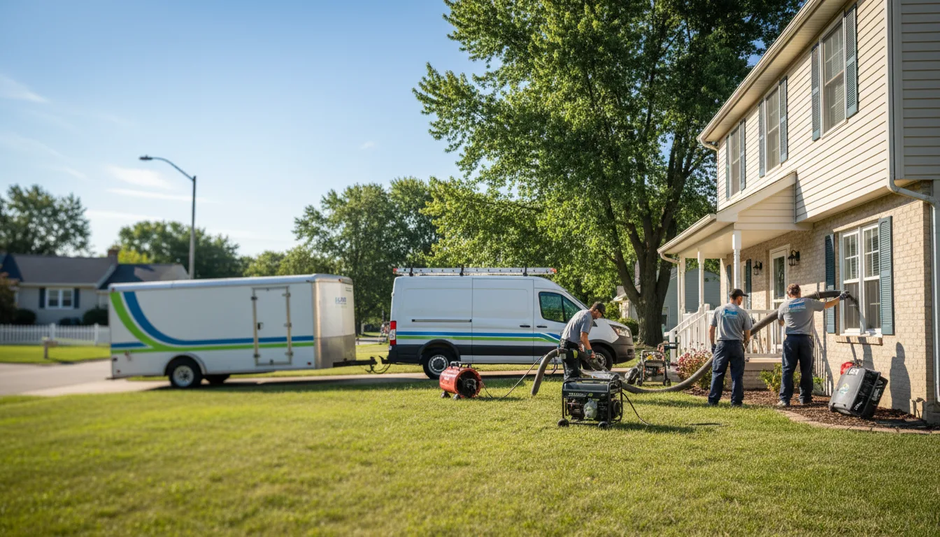 Flooded Basement Restoration And Cleanup With Repair in Mcfarland, KS near me